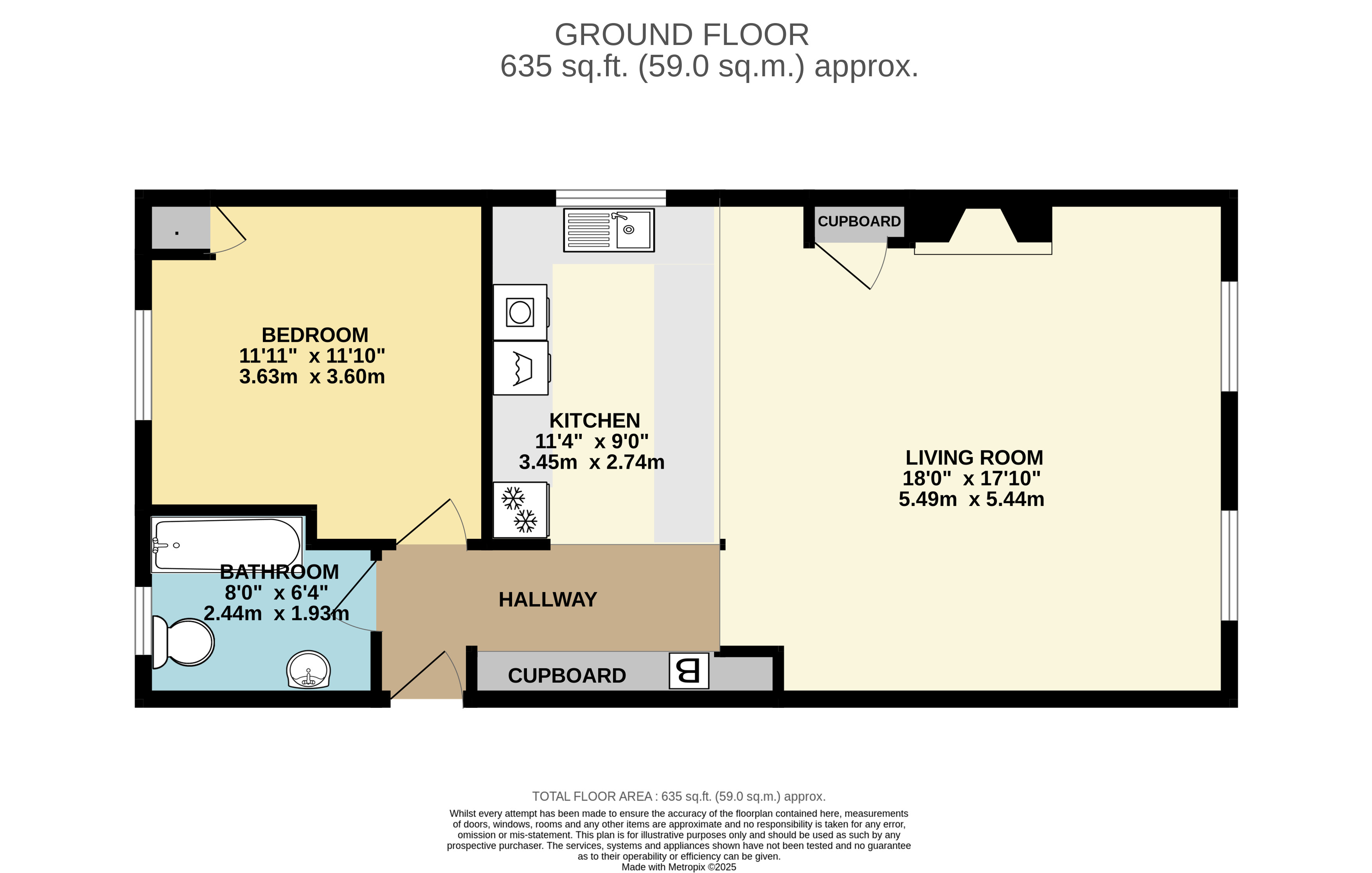 Top Flat, 37 High Street Floorlplan