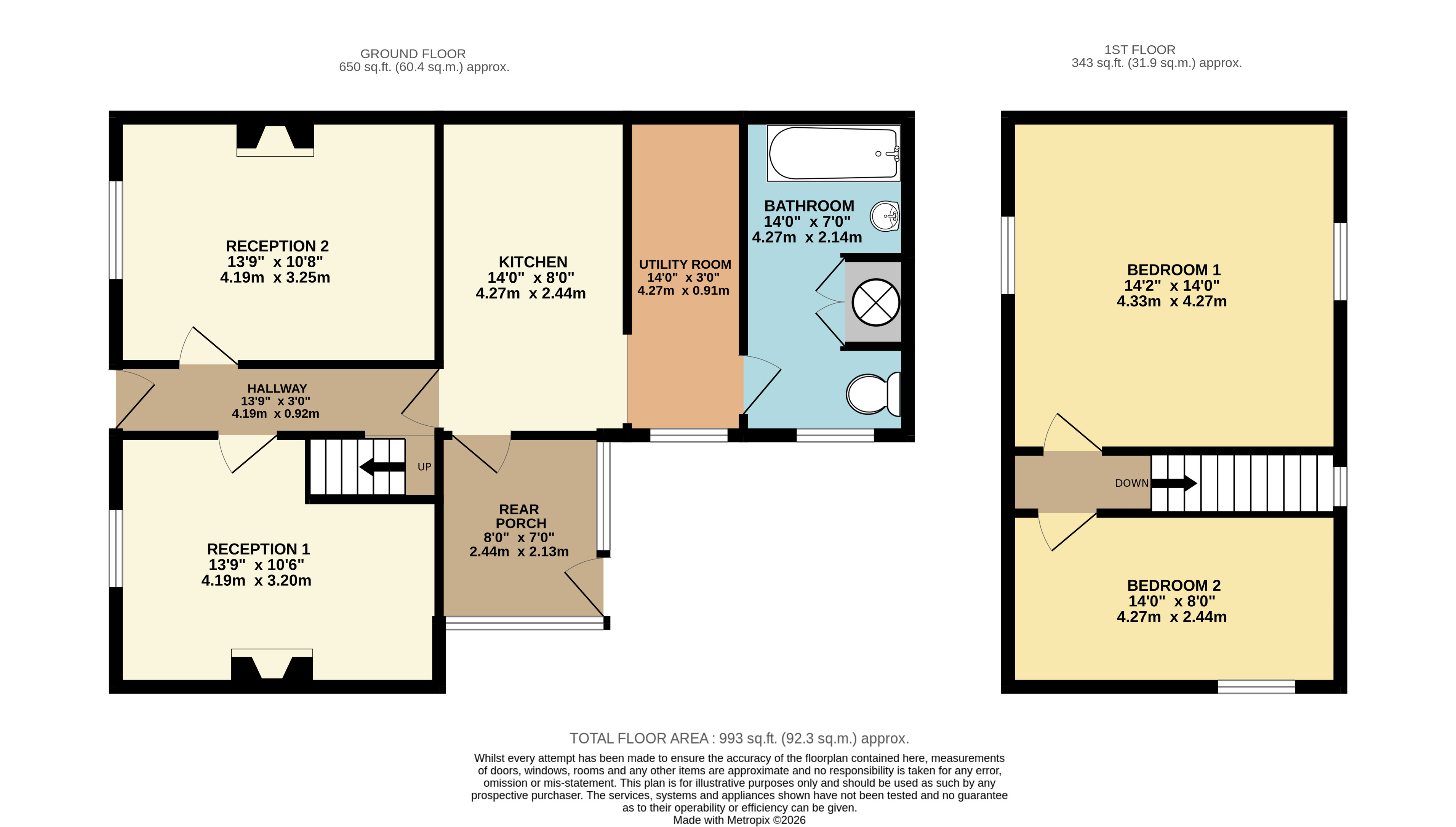 Brecque Cottage Floorlplan