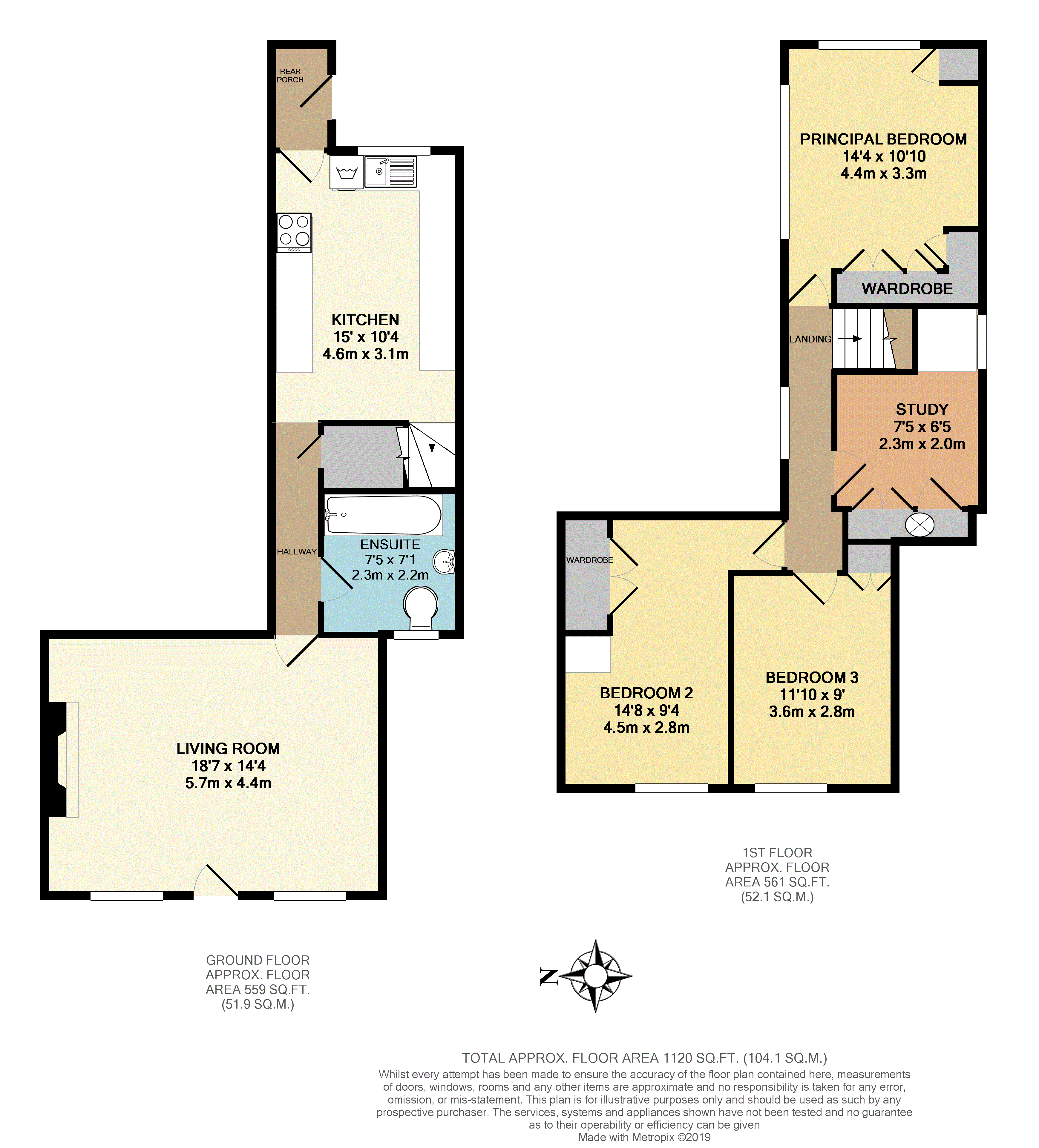 Ollivier Cottage Floorlplan