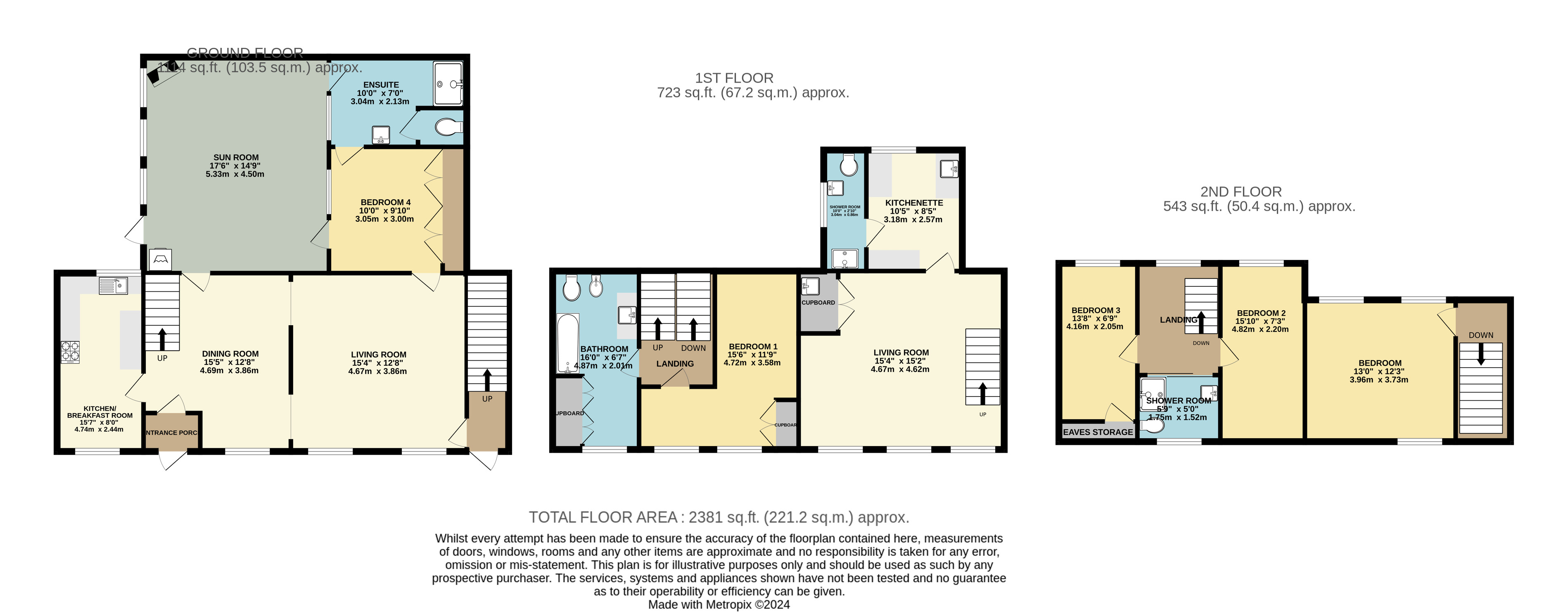 Puffin House Floorlplan