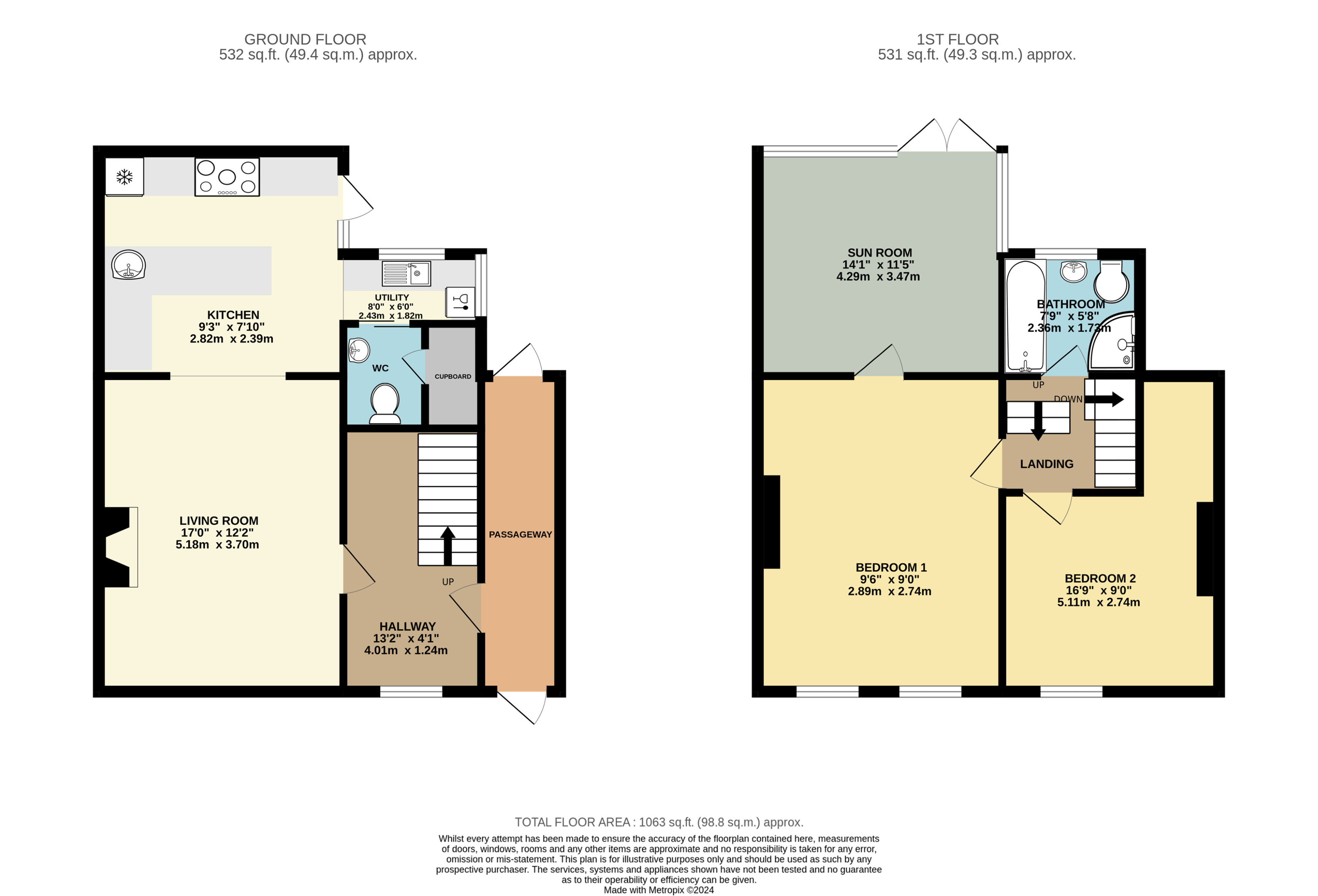 8 1/2 Little Street Floorlplan
